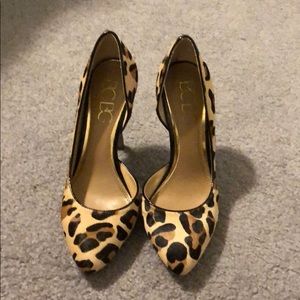 Cow hide heels size 61/2 BCBG